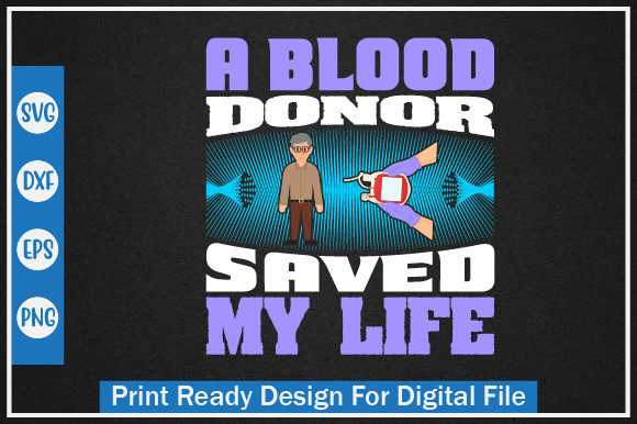 Blood Donor SVG Graphics for Local Crafts Branding